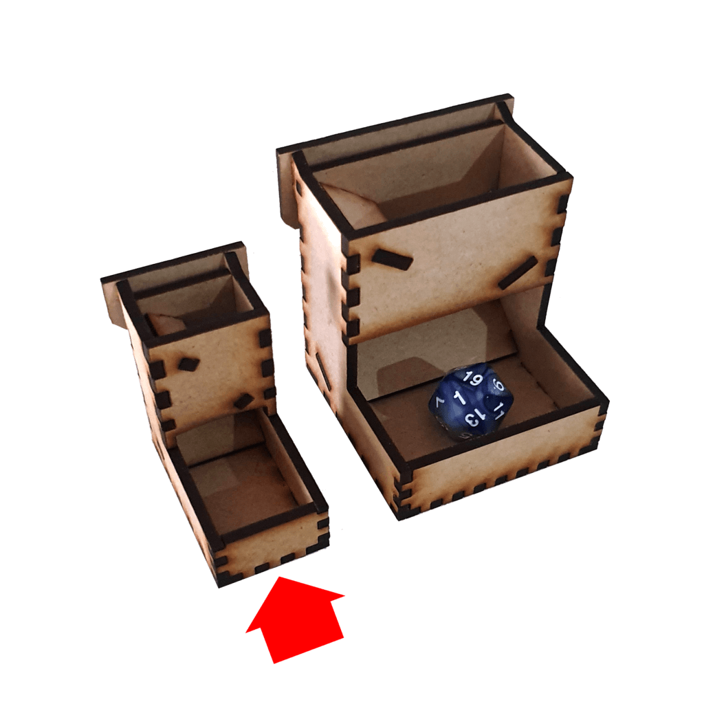 DM Dice Tower Mini Dice Size GlowCraft Australia